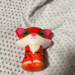 Vibrant Orange Tiger Stuffed Animal Toy